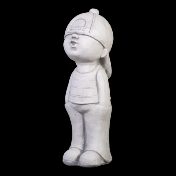 Gartendekoparadies Enfants & Anges-Personnage drôle de garçon