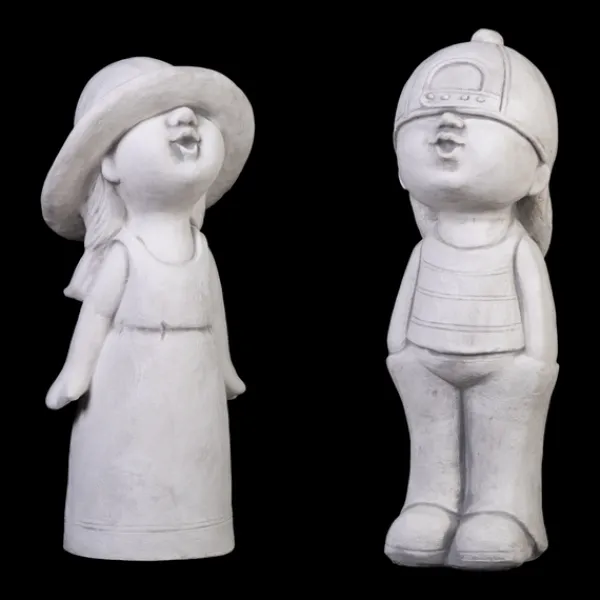 Gartendekoparadies Enfants & Anges-Personnage drôle de garçon