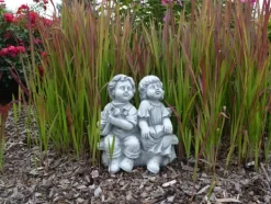 Gartendekoparadies Enfants & Anges-Personnage mignon garçon et fille