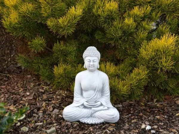Gartendekoparadies Bouddhas-Petit bouddha en méditation profonde