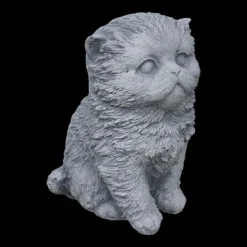 Gartendekoparadies Animaux-Petit chat debout
