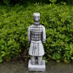 Gartendekoparadies Figures & Statues-Petit guerrier chinois en terre cuite