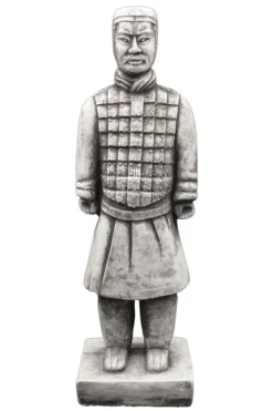 Gartendekoparadies Figures & Statues-Petit guerrier chinois en terre cuite