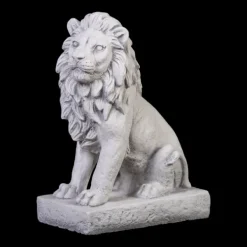 Gartendekoparadies Animaux-Petit lion tourné vers la gauche