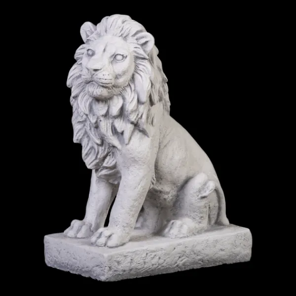 Gartendekoparadies Animaux-Petit lion tourné vers la gauche