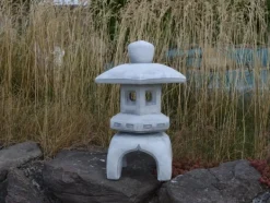 Gartendekoparadies Lanternes En Pierre-Petite lanterne japonaise en pierre : Oki-gata