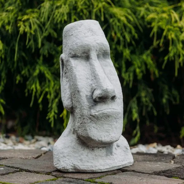 Gartendekoparadies Belle|Figures & Statues-Petite tête Moai