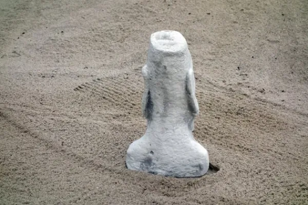 Gartendekoparadies Belle|Figures & Statues-Petite tête Moai