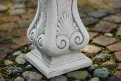 Gartendekoparadies Colonnes & Socles-Piédestal à motif de feuilles