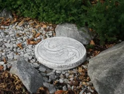 Gartendekoparadies Belle|Bouddhas-Plaque de marche impressionnante avec motif Koi