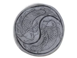 Gartendekoparadies Belle|Bouddhas-Plaque de marche impressionnante avec motif Koi
