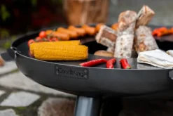 Gartendekoparadies Bols À Feu & Poêles De Jardin-Plaque pour braséro 78 cm avec 4 poignées