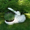 Gartendekoparadies Jardinières-Pélican comme bol à plantes
