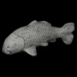 Gartendekoparadies Animaux|Bouddhas-Poisson koi avec gaufrage noir