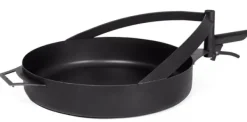 Gartendekoparadies Bols À Feu & Poêles De Jardin-Poêle acier naturel 50cm avec poignée pour le foyer «BANDITO» et «MONTANA X»