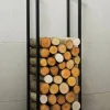 Gartendekoparadies Bols À Feu & Poêles De Jardin-Porte-bûches «ATOS» 150x50x20 cm
