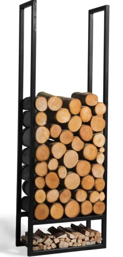 Gartendekoparadies Bols À Feu & Poêles De Jardin-Porte-bûches «ATOS» 150x50x20 cm