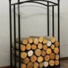 Gartendekoparadies Bols À Feu & Poêles De Jardin-Porte-bûches «BERRY»