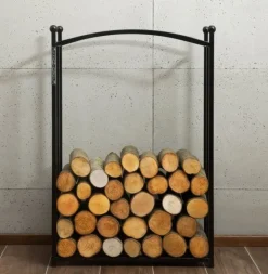 Gartendekoparadies Bols À Feu & Poêles De Jardin-Porte-bûches «BERRY»
