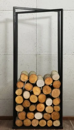 Gartendekoparadies Bols À Feu & Poêles De Jardin-Porte-bûches «LUIS»