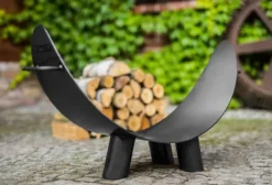 Gartendekoparadies Bols À Feu & Poêles De Jardin-Porte-bûches pour braséro « MILA »