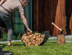 Gartendekoparadies Bols À Feu & Poêles De Jardin-Porte-bûches pour braséro « TURYN »