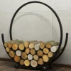 Gartendekoparadies Bols À Feu & Poêles De Jardin-Porte-bûches «SPIRAL» 80cm
