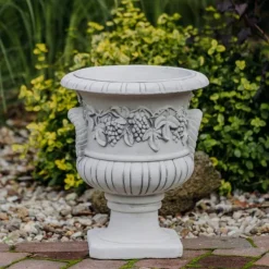 Gartendekoparadies Jardinières-Pot de fleur avec des raisins