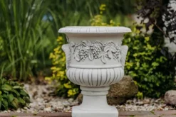 Gartendekoparadies Jardinières-Pot de fleur avec des raisins