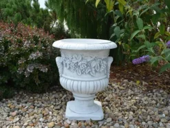 Gartendekoparadies Jardinières-Pot de fleur avec des raisins