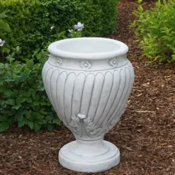 Gartendekoparadies Jardinières-Pot de fleur avec motif de feuilles