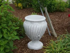 Gartendekoparadies Jardinières-Pot de fleur avec motif de feuilles