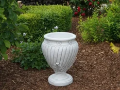 Gartendekoparadies Jardinières-Pot de fleur avec motif de feuilles