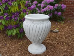 Gartendekoparadies Jardinières-Pot de fleur avec motif de feuilles