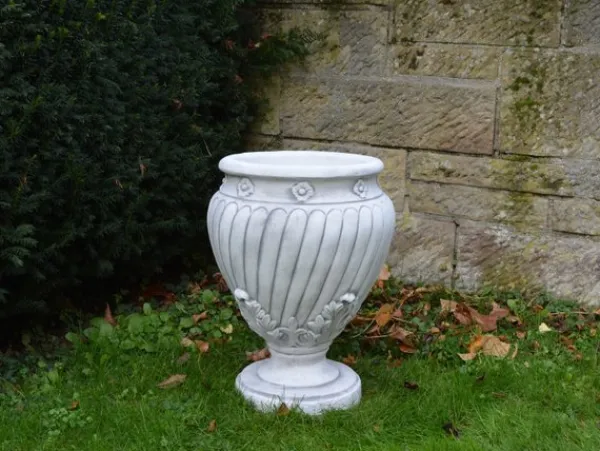 Gartendekoparadies Jardinières-Pot de fleur avec motif de feuilles