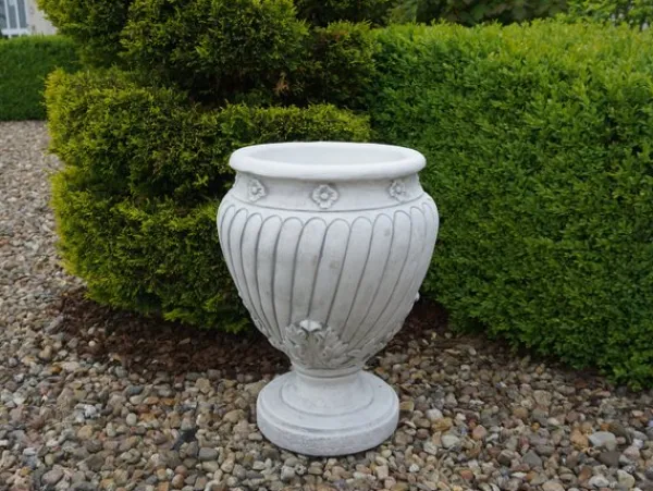 Gartendekoparadies Jardinières-Pot de fleur avec motif de feuilles