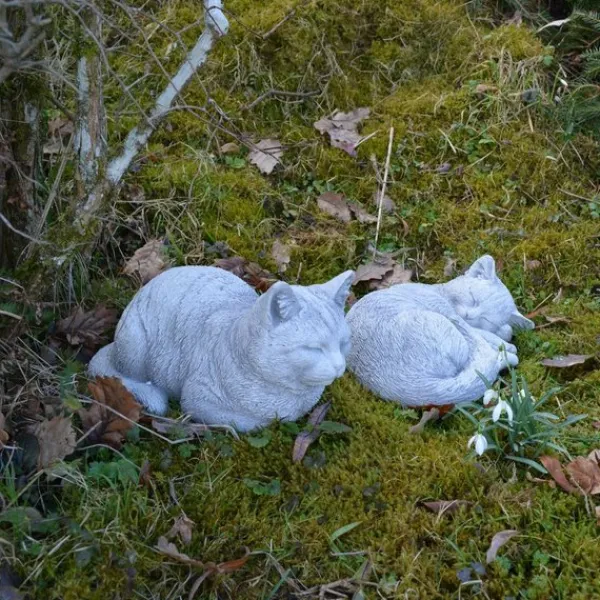 Gartendekoparadies Animaux-Prix ??spécial : deux chats dans un set