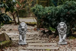 Gartendekoparadies Animaux-Prix ??spécial : Paire de Lions avec Ballon