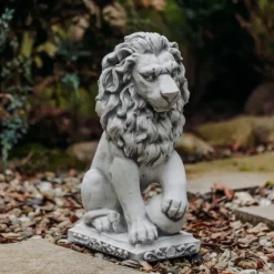 Gartendekoparadies Animaux-Prix ??spécial : Paire de Lions avec Ballon