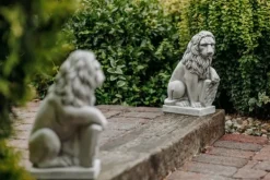 Gartendekoparadies Animaux-Prix ????spécial: Paire de Lions avec Bouclier