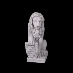Gartendekoparadies Animaux-Prix ????spécial: Paire de Lions avec Bouclier
