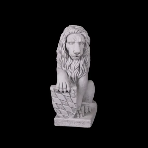 Gartendekoparadies Animaux-Prix ????spécial: Paire de Lions avec Bouclier