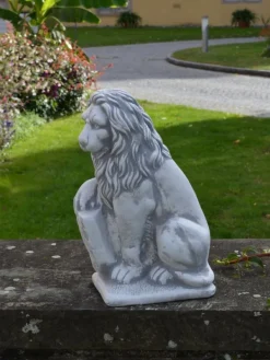 Gartendekoparadies Animaux-Prix ????spécial: Paire de Lions avec Bouclier