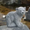Gartendekoparadies Animaux-Puissante statue d'ours polaire