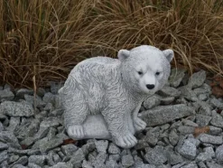 Gartendekoparadies Animaux-Puissante statue d'ours polaire