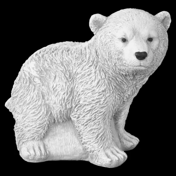 Gartendekoparadies Animaux-Puissante statue d'ours polaire