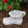 Gartendekoparadies Jardinières-Schuh sert de pot à herbes inhabituel