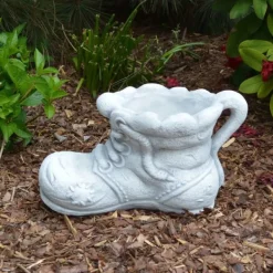 Gartendekoparadies Jardinières-Schuh sert de pot à herbes inhabituel