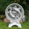 Gartendekoparadies Belle|Animaux-Sculpture Koi avec deux poissons