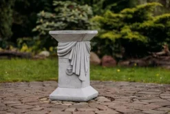 Gartendekoparadies Colonnes & Socles-Socle 32 x 32 cm avec designer motif